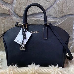 Calvin Klein Leather Scarlett Crossbody